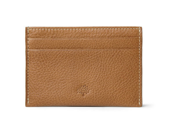 Mulberry Cross-Grain Leather Card Holder