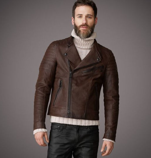 Belstaff Buchanan Jacket in Waxed Grain Leather